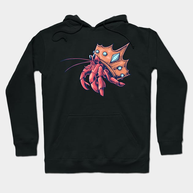 King crab Hoodie by phsycartwork